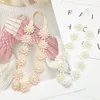 Wecute coréen enfants filles cheveux accessoires infantile nouveau-né bébé bandeau dentelle perle pleine lune princesse cadeaux d'anniversaire coiffure6819704