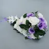 White, Purple, Blush, Burgundy Bridal Bouquets New Arrvail Free Shipping Bouquets 23*50cm European Style Cheap