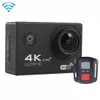 4 K Eylem Kamera F60R WIFI 2.4G Uzaktan Kumanda Su Geçirmez Video Spor 16MP / 12MP 1080 P 60 FPS Dalış Kamera 6 Renkler