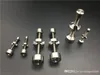 Titanyum Tırnak 14mm 18 M Metal Tıklama N Tütsü Küre Dab Petrol Teçhizatı Kuvars Seramik Cam Ayarlanabilir Ti Nails Titanyum çivi