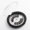 Mink Lashes 3D Silk Protein Mink Mink False Eyelashes Long rem rem reashes natural mink monk round box packaging1543457