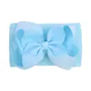 Baby Girls Bow Bandeaux enfants Nylon élastique bowknot Bandeaux Accessoires cheveux Grosgrain Band Hair Turban Knot Coiffe M2338