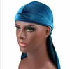 Горячая продажа Мужчины женщина Velvet Durags Бандана Тюрбан Hat пиратские шапки парики Doo Durag Байкер головной убор оголовье Pirate Hat Аксессуары для волос