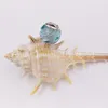 Andy Jewel 925 Minchações prateadas Rippling Glass Charm se encaixa em pulseiras européias de joias de estilo Pandora Murano