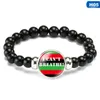 Svart Livser Matter Protest Bead Armband Amerikan Jag kan inte andas charms Trendiga Armband Tjejer Kvinnor Pojke Smycken Gift