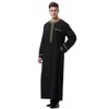 남자 Abaya 무슬림 드레스 파키스탄 이슬람 의류 Abayas Robe 사우디 아라비아 Kleding Mannen Kaftan Oman Qamis Musulman De Mode Homme