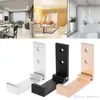 Ny modern stil kreativ rymd Aluminium Folding Wall Hanger Hook Rack Holder Kläder Handduksrock Rack Användbar för Home Hotel LX0711