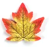 50pcs/lot 8cm Maple Leaf Autumn Artificial Maple Leaf Home Decoration Halloween Wedding Events Plant Decor