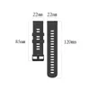 20mm 22mm Silicone Strap Bracelet for Samsung Galaxy Watch 4246mm Gear S2S3 Classic Active 2 4044mm Sport Rubber Band4806143