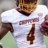 Custom Central Michigan Football Jersey NCAA College إريك فيشر أنطونيو براون (براون) كوينتن دورمادي ديفيد مور جوناثان وارد لويس