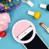 USB Charge Led Selfie Ring Light Mobiltelefonlins LED Selfie Lamp Ring för iPhone för Samsung Xiaomi Telefon Selfie Light