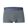 Bambusfaser Herren-Boxershorts Unterhosen Solide, nahtlose Unterwäsche mit mittlerer Taille Atmungsaktive Hosen Jungenhöschen