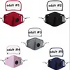 Maskers Kinderventiel Gezichtsmasker met 2 stks Filter 2 in 1 Mond Masker Cover Verwijderbare Oogschild Gezichtsmasker Anti-Dust Beschermende Maskers LSK403