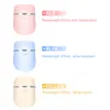 3 colori LED Light Therapy Mask Face Mask Anti Acne Anti Wrinkle Strument Facial Strument Trattamento di bellezza Dispositivo di bellezza Strumenti per la cura della pelle 7048530