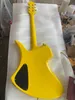 Burny Amarelo Ocultar Modelo China Feito assinatura da guitarra elétrica 24 trastes
