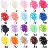 20 шт / много Pinwheel Hairbands Для девочек Детские Handmade Plain Hard сатин ободки с лентой луки аксессуары для волос CX200714