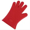 Gants Gants en Silicone résistants à la température gants de four à micro-ondes Anti-chaud gant d'isolation réutilisable accessoires d'épurateur de cuisine LSK275