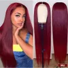 Ishow Brazilian 131 T Part Lace Bront Wig مستقيمة صفراء أخضر REMY شعر الشعر البشري