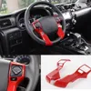 ABS Car Central DashBoard Gear Decoration Kit Red For Toyota 4Runner 2010 UP Car Interior Accessories