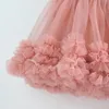 DHL Kids girl Tutu Skirts Fashion children tulle Pettiskirt toddler pink tutu Dance Skirt Party performance clothes Spring