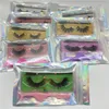 3D Mink Eyelashes Makeup False Eyelash Shoepyash Extension Extension Fake Mink mink with the themash tweezer brush2054098