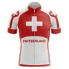 2024 Zwitserland Wielertrui Korte Mouw Mountain Ciclismo Tops Motorcycle MTB Kleding C505