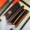 M61723 Doppelzippy Wallet Women Mode Long Reißverschluss Brieftaschenkartenhalter Münze Geldbeutel wasserdichte Leinwand Zip Wallets Exotics min317r