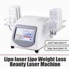 14 kuddar Dual våglängd Laserpaddlar Zerona Cold Laser Lipolysis Lipolaser Diode Lipo Laser Slimming Equipment