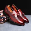 Hochwertige Herren-Formelle Schuhe für Herren, Leder, klassischer Stil, Business-Schuhe, Slip-On-Design, Herren-Hochzeitskleid, große Größe 37–48