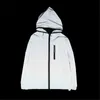 Ny full reflekterande jacka män / kvinnor harajuku windbreaker jackor hooded streetwear coat night glänsande dragkedjor kappor jacka # 401