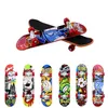 9.5cm Finger Toy Printing Professionell legering Standbräda Skateboard Mini Fingers Board Skate Truck för Kid Random 1pcs