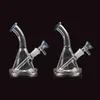 Hookahs 6inch Mini Oil Dab Rigs Water pipe Inline Perc Thick Glass Bong 14mm female Joint for Smoking Accessories