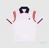 Moda- Estate Mens Polo Moda Uomo T-shirt Ricamo Ape Maniche corte Polo Classic Basic Top Streetwear Moda Tees Taglia M-3XL