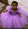 küçük kızlar için lila elbiseler