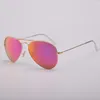 Top Quality 40 Colors Classic pilot Sunglasses Women Men Women Sun Glasses Ladies Lunette De Soleil Femme with All Accessories