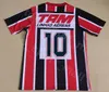 1993 1994 Soccer Vintage Sao Paulo Retro Jersey Men 10 Linhas Aeras Red White Brazylian Club Camisas Football Kits