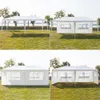 Портативная открытая вечеринка палатки сад тент тени автомобиль солнечный день 3 х 6 м четыре стороны водонепроницаемая палатка пляж барбекю затенение инструменты