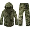 Giacche tattiche Uomo Outdoor Abbigliamento da caccia Cappotti impermeabili antivento Mens Camouflage TAD Soft Shell Giacca in pile militare CX200801