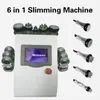 Pro 6 EMS Pads Lipo a laser Removedor de gordura Cavitação Ultrassom RF Máquina de massagem para spa para spa