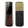 Luxe Métal Signature téléphone portable débloqué spécial style sim affaires double carte MP3 radio GSM FM haut Gold Bar 8800 Téléphone portable