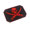 Pirate Skull PVC Armband Military Tactical Special Police Morale Badge Jacket Rugzak Jeans Outdoor Sports Decoratie Patch