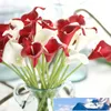 Calla-Lilien fühlen sich echt an, Blumen für Hochzeitssträuße, Tafelaufsätze, künstliche Blumen für Hochzeit, Büro, Dekoration, Blumen