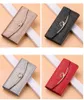 HBP Women wallet card wallet Long leather purse evening handbags female European and American multi card bags business cards