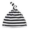 Chapeaux de bébé Nouveau-né Casquette nouée douce pour 0-2 ans Coton Nourrissons Garçons et filles Bonnets Sleep Stripe Caps Chapeaux Couvre-chef KKA7974