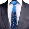 Gusleson Mens Skinny Ties Luxury Floral Plaid Slyckor Hombre 6 cm Gravata Slim Tie Poots Classic Business Wedding Tie för män T2009235475