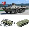 3D 퍼즐 BTR-80 장갑차 M35 카고 트럭 빌딩 블록 조립 군사 차량 모델 육군 도매