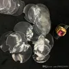 100個38 mmラウンドプラスチックリングリングディスプレイスクリーンのジュエリージュエリー小道具透明カ​​ラーブラック