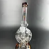 Heady Ball Recycler Dab Rig Glass Water Bongs Hookahs Inline Perc Percolator 11Im 14mm Joint For Smoking Accessories