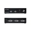 MTVIKI 2 ports DVI switcher 2 in 1 out computer monitor HD sharing device 19201440 with remote control power supply MTDV2019601894