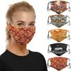 Halloween-Gesichtsmasken für Erwachsene, 3D-gedruckt, Kürbis-Geist-Schädel, staubdichte Masken, atmungsaktiv, waschbar, Stoffmaske, PM2,5-Gesichtsschutzmaske